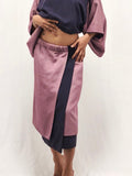 DOUBLE JUPE KIMONO SOIE
