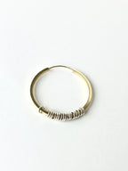 Mobilis Creoles Or 14k & argent