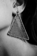 Hamata triangulus  boucles d'oreille cote de maille