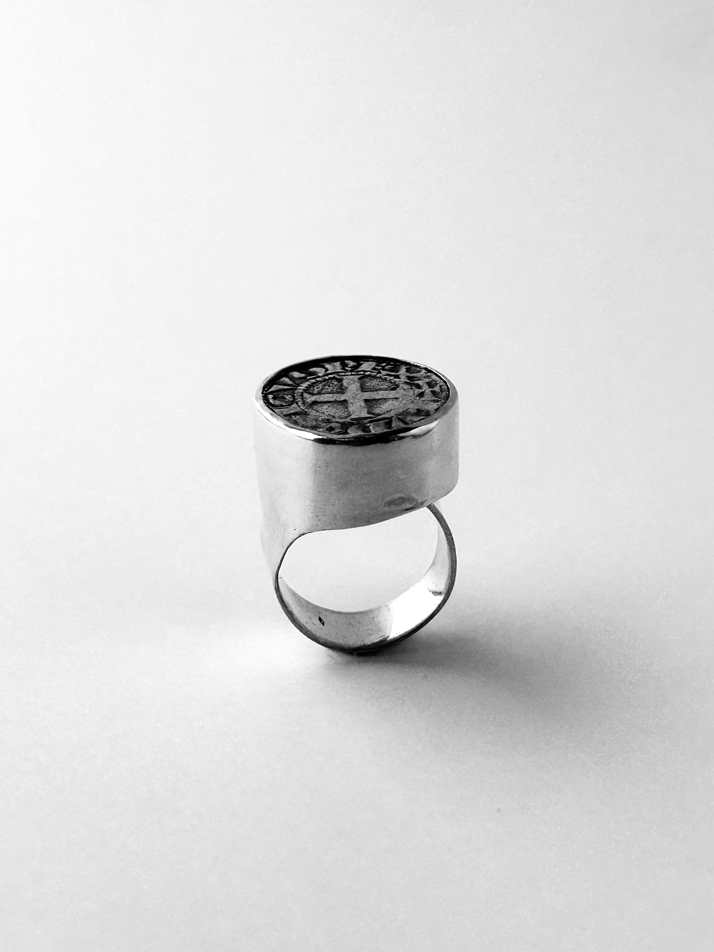 Chevalière Denier Médiéval